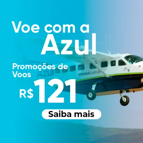 Ofertas de Passagens Aéreas Azul – A partir de R$124!