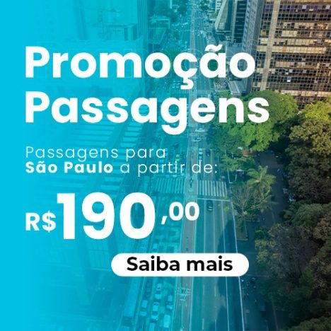 Promoção da Semana 5 Destinos Nacionais – Voos a partir de apenas R$127!